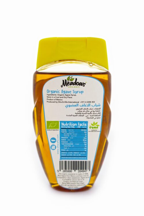 Meadows Agave Syrup 420g_Backside